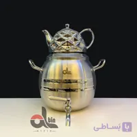 کتری قوری برند آلتین استیل کف چدن با3سال ضمانت تعویض 6لیترکد924