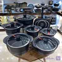 سرویس قابلمه 14 پارچه راکلند قالب مونیخ  چدن نانو گرانیت موجود در 5 رنگ