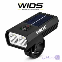 چراغ جلوی دوچرخه ویدز مدل خورشیدی کد YC-2808