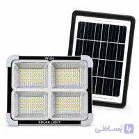 پروژکتور شارژی و خورشیدی 200 وات ویدز مدل پنل جدا 6BATTERY