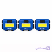 چراغ پیشانی ویدز مدل باتری خور بسته 3 عددی