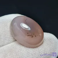 نگین درشت سنگ عقیق زغالدار معدنی کد 29916