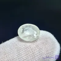 نگین سنگ توپاز سفید معدنی ۸/۵ قیراط کد 29832