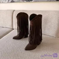 بوت بلند چکمه زنانه مدل کابوی