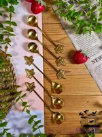 ست قاشق چای خوری برگ نقره ای 2