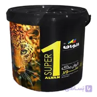 رنگ نیم پلاستیک سوپر ۱ الوان پلنگی ۱۲ کیلویی