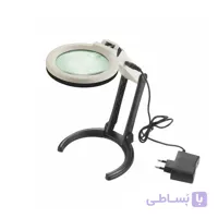 ذره بین تاشو (رومیزی/ دستی) MG3B-1B برق و باتری 10LED