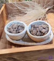 اردور خوری (جای خشکبار) ۳ تیکه ریز بافت بافته شده از برگ مرغوب درخت خرما