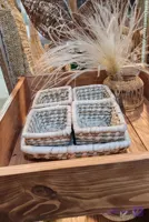 اردور خوری ۵ تیکه (جای خشکبار) بافته شده از برگ درخت خرما
