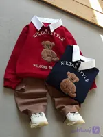 ست بلوز دورس و شلوار کتان بیرونی ترند و جذاب تدی 🐻