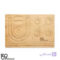 استند چوبی طراحی گردنبند و دستبند