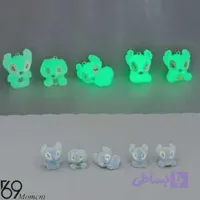 عروسک مخملی شبتاب مدل استیچ صورتی