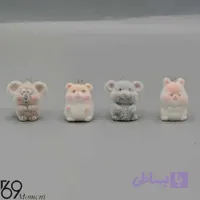 عروسک مخملی مدل موش بسته 10 عددی