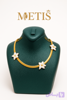 گردنبند ماری طرح پروانه ای کد 4