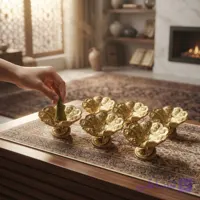 جام هفت سین و حنا طلایی کوچک