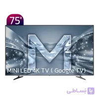 تلویزیون ۷۵ اینچ QLED هوشمند 4K ایکس‌ویژن مدل 75XCU900 با Google TV