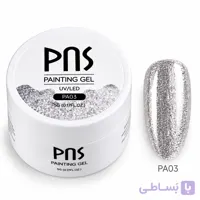 پینت ژل نقره ای طراحی ناخن PNS – کد۳