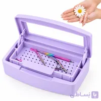 ظرف استریل ابزار ناخن دو طبقه خارجی