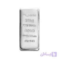 شمش نقره 250 گرمی زیوتو با جعبه شرکت زیوتو + ضمانت پرداخت د یجی کالا + ضمانت باز خرید