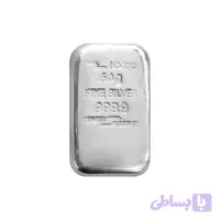 شمش نقره 50 گرمی زیوتو با جعبه شرکت زیوتو + ضمانت پرداخت د یجی کالا + ضمانت باز خرید