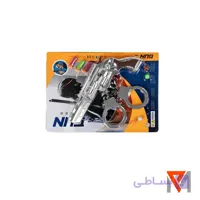 ست پلیس هفت تیر و دستبند آبکاری AH0142