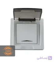 کلید تبدیل بارانی توکار درب دار پارت الکتریک مدل آذین کد 7244
