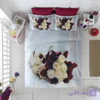 روتختی سه بعدی دونفره ترک red flowers