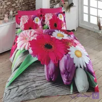 روتختی سه بعدی دونفره COLORFUL FLOWERS