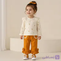 بلوز شلوار ملینا خردلی (پردیس)