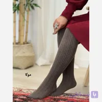 جورابشلواری گندمی بافت زنانه عمده پک سه تایی با ارسال رایگان