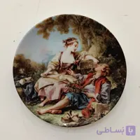 خرید و قیمت بشقاب سرامیکی دیوارکوب/ طرح پرنده آبی/ دکور هنری و لوکس دیواری/ قطر 26