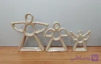 خرید و قیمت تندیس سرامیکی سه تایی/طرح انجل /رنگ لاستر /ارتفاع 10 و 14 و 18 سانتیمتر