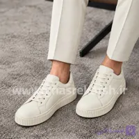 کتونی ونس زارا ZARA مردانه رنگ کرم کد 2194