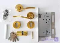 دستگیره در مدل رزت سویچی ( پک کامل مخصوص درب های اتاقی ) کد 8