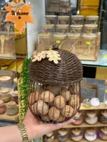 سبد گردو طرح بلوط