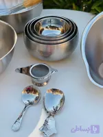 مینی قاشق آجیل و انار دسر نقره ای،برای بار هزارم شارژ شده😍کلی طرفدار داره این فسقلی و جنس وکیفیت درجه یک