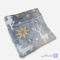پتو مسافرتی 1 نفر مدل گوزن زمستانی سایز 150×200 سانتی‌متر