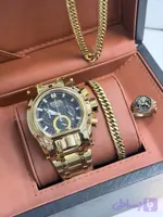 ساعت مچی مردانه اینویکتا Invicta Zeus | سه موتوره کرنوگراف | بدنه استیل حرفه‌ای