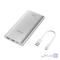 پاوربانک سامسونگeb-P1100c ظرفیت 10000 میلی آمپرساعت توان 15 وات