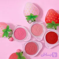 رژگونه فانتزی طرح توت‌فرنگی HUDA MOJI