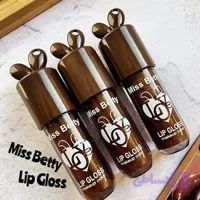 Miss Betty لیپ گلاس قهوه ای شاین Miss Betty