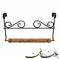 آویز حوله دسته چوبی مدل کابینتی کد s43