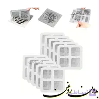 توری آشغال گیر مدل کف شور چسبی بسته 10 تایی