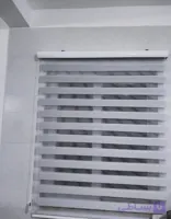 پرده زبرا طرح چوب ساده مناسبی ای اتاق و اشپزخونه