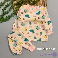 بلوز شلوار دایناسور گلبهی