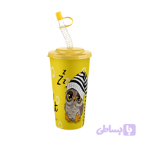 لیوان کودک نی دار So Cute Cup برند تیتیز پلاستیک ترکیه در 2 سایز و 4 طرح مختلف _ شناسه کالا سایز بزرگ و کوچک به ترتیب : AP-9128 و AP_9127