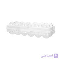 جا تخم مرغی 12 تایی مدل Eggo Egg Holder برند تیتیز پلاستیک ترکیه _ شناسه کالا : AP-9181
