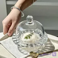 ظرف شیشه ای پنیر دلی ۹۰ میلی متر – فورچون جار، جا پنیری شیک