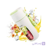 شیکر و آبمیوه گیری قابل حمل جویسر مدل KS-FSV8 ۳۴۰ میلی – شارژی ۷.۴ ولت، خردکن یخ و مغزها