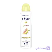 اسپری ضد تعریق داو Dove با رایحه گریپ‌فروت و علف لیمو
